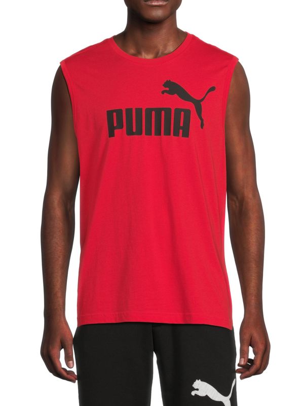 Puma Ess Logo Muscle Tee